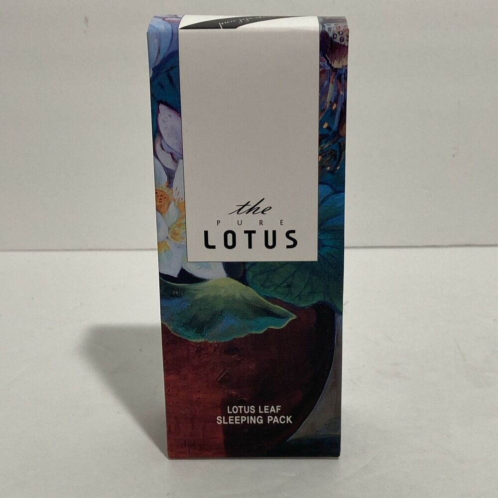 The Pure Lotus Leaf Sleeping Pack Face Mask 70 ml Night Hydration Wash Off A.M.